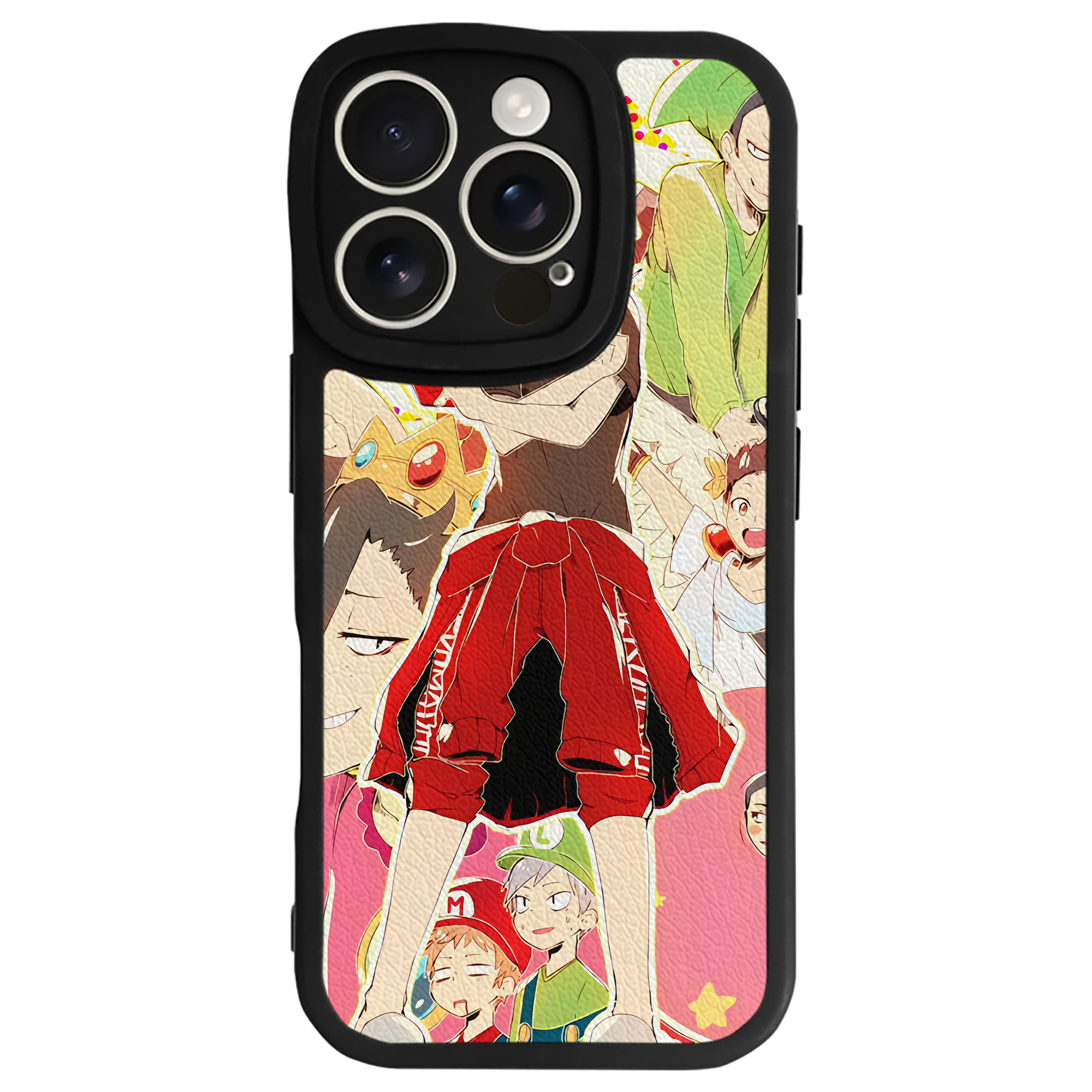 （画像用） ハイキュー!! Haikyu!! 【iPhone 16シリーズ対応】シリコンスマホケース（レザー調） 材質：シリコン